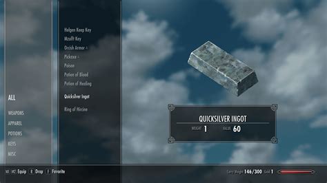 skyrim quicksilver ingot|skyrim ingot id list.